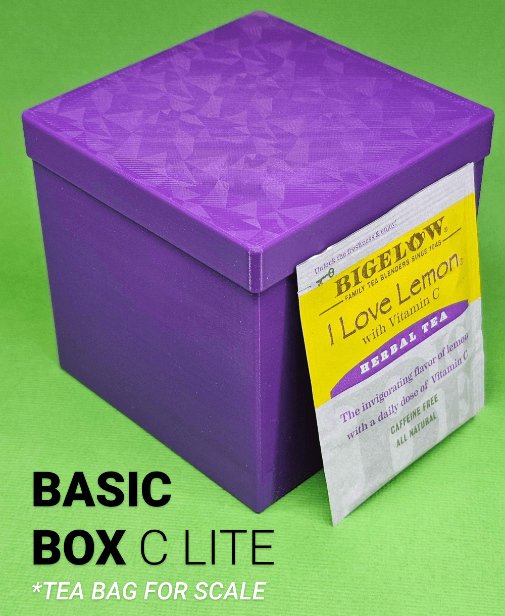 Basic Box C Lite | Gift box | Storage box | Organization | For Christmas gifts & birthday gifts 3d model