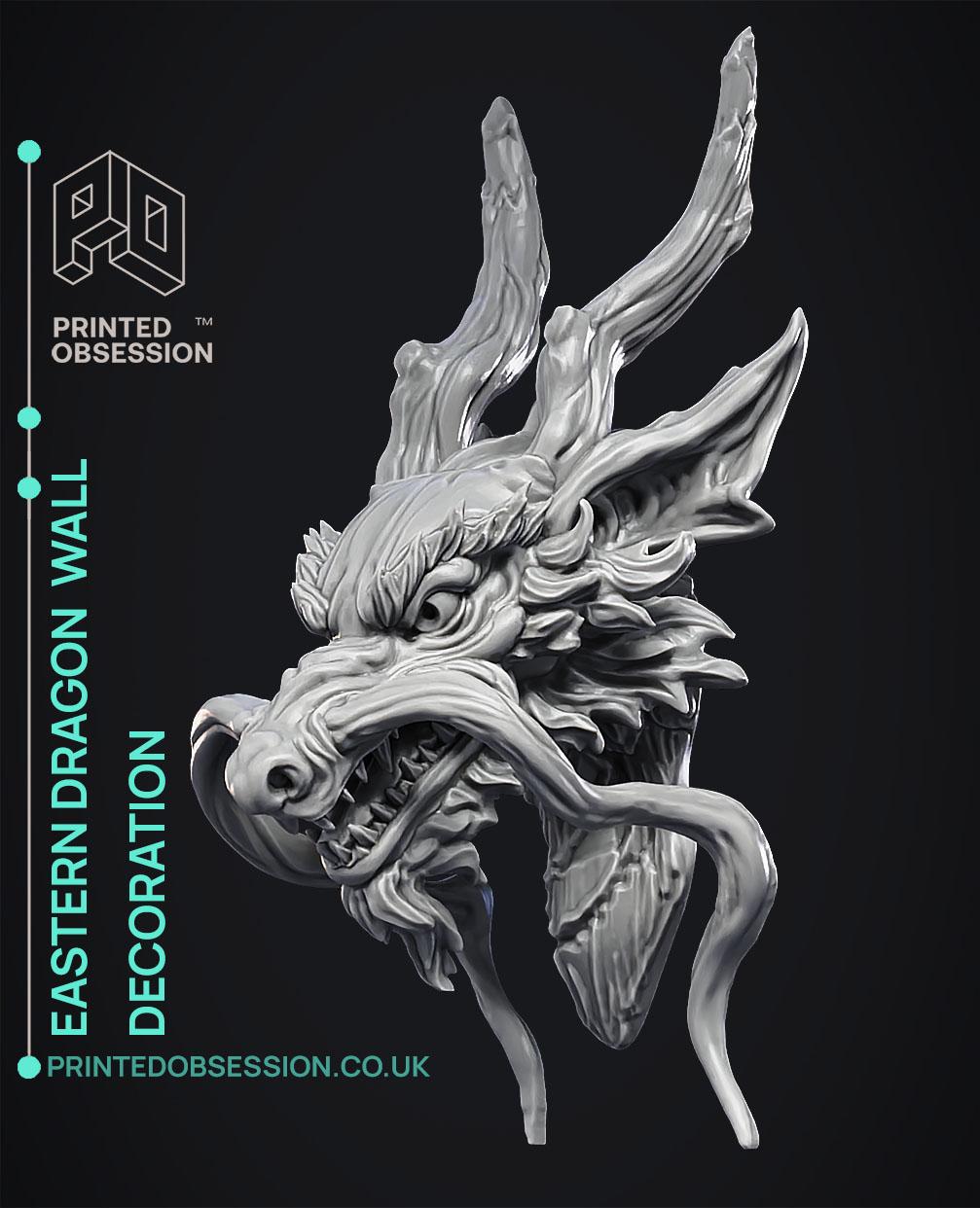 Eastern Dragon - Wall Decoration  3d model