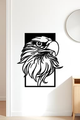 Eagle Wall Art, Wall Decor, Home Decor 3d model