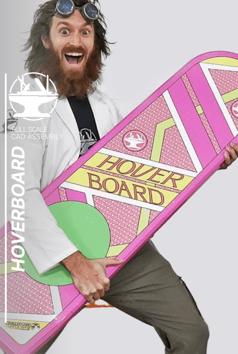 Back to the Future: HoverBoard Build 3d model