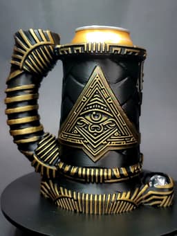 All Seeing Eye Can Cozy Dice Tower 3d model