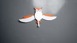 Owl Key Hanger | Functional Key Holder 3d model