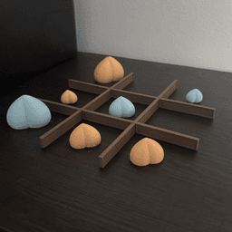 Stackable Emoji TicTacToe 3d model