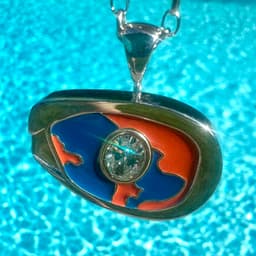 Heterochromic Eye Pendant Base 3d model