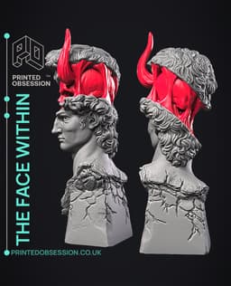 The Face Within- Original Art - Sculpture 3d model