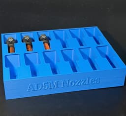 Flashforge AD5M Nozzle Caddy with Cover 3d model