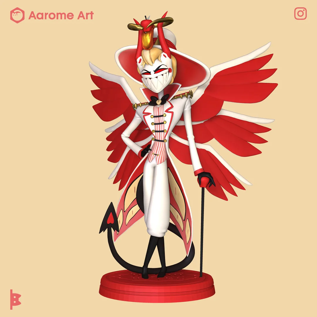 Lucifer Hazbin Hotel 3d model