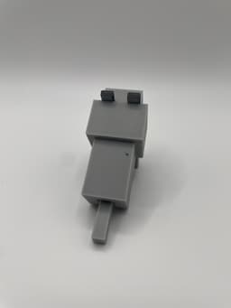 Minecraft Articulated Flexi Wolf Dog Print In Place Toy 3d model
