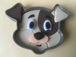 3D puzzle - Dog face 3d model