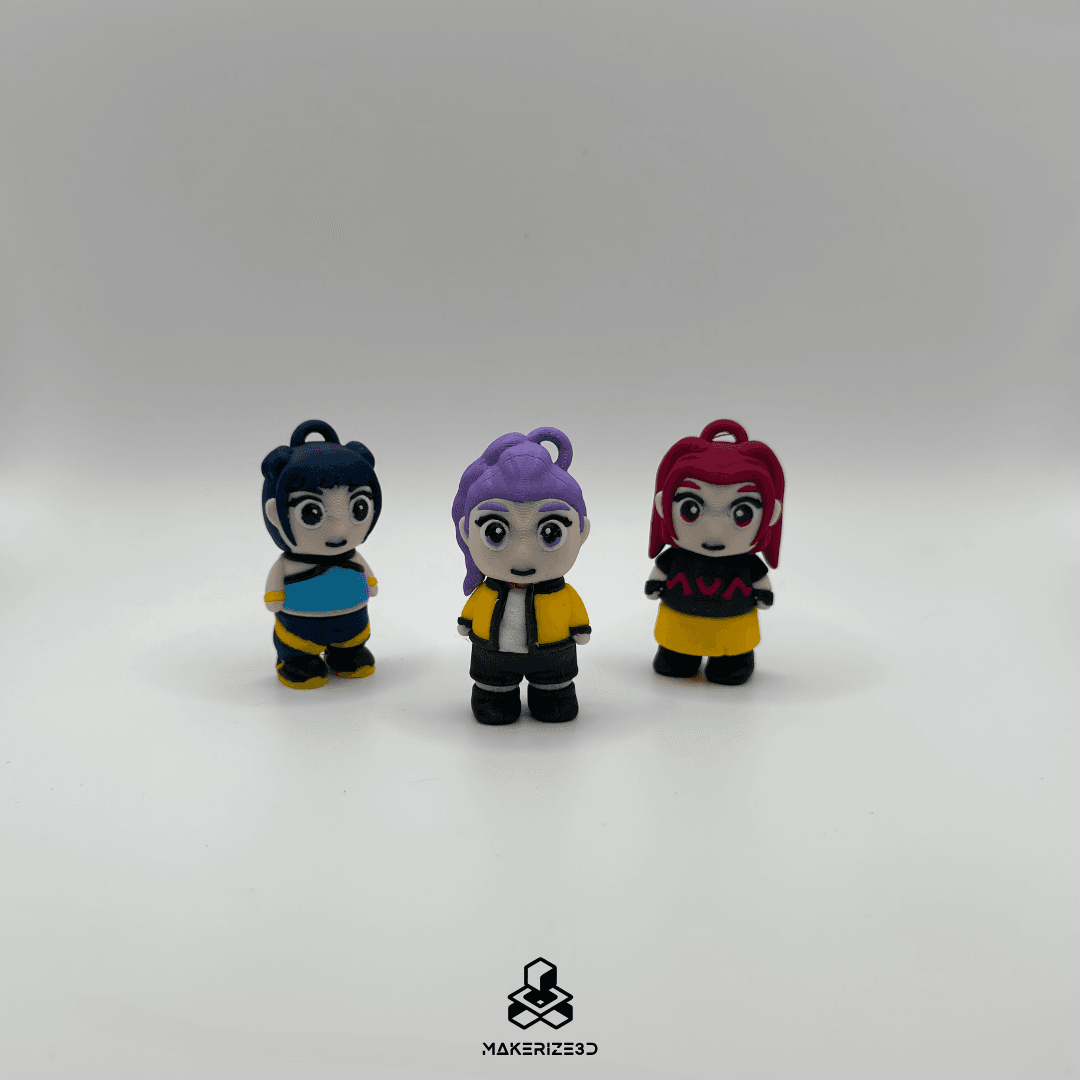 Kpop Demon Hunters Chibi Flexis 3d model