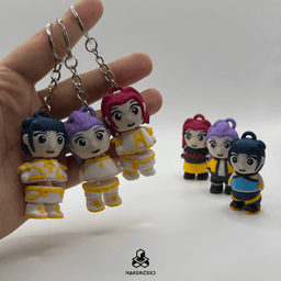 Kpop Demon Hunters Chibi Flexis 3d model