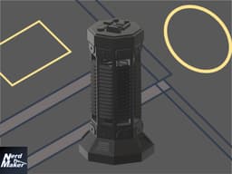Rebel Hangar Equipment - 1/12, 1/18 and 1/72 scale 3d model