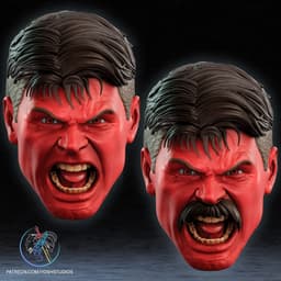 Red Hulk Mask 3D Printer STL File 3d model