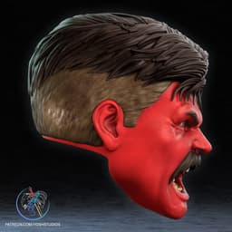 Red Hulk Mask 3D Printer STL File 3d model