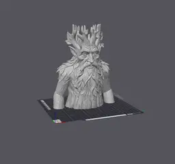 green man model 3d model