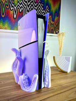 Tentacle Stand PS5 SLIM - Disc & Digital 3d model