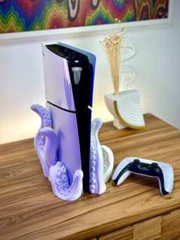 Tentacle Stand PS5 SLIM - Disc & Digital 3d model