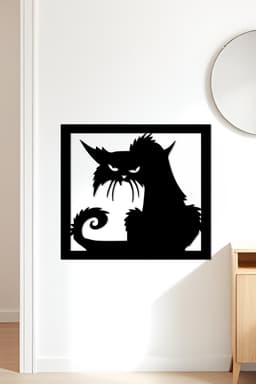 Cat Wall Art, Wall Decor, Home Decor 3d model