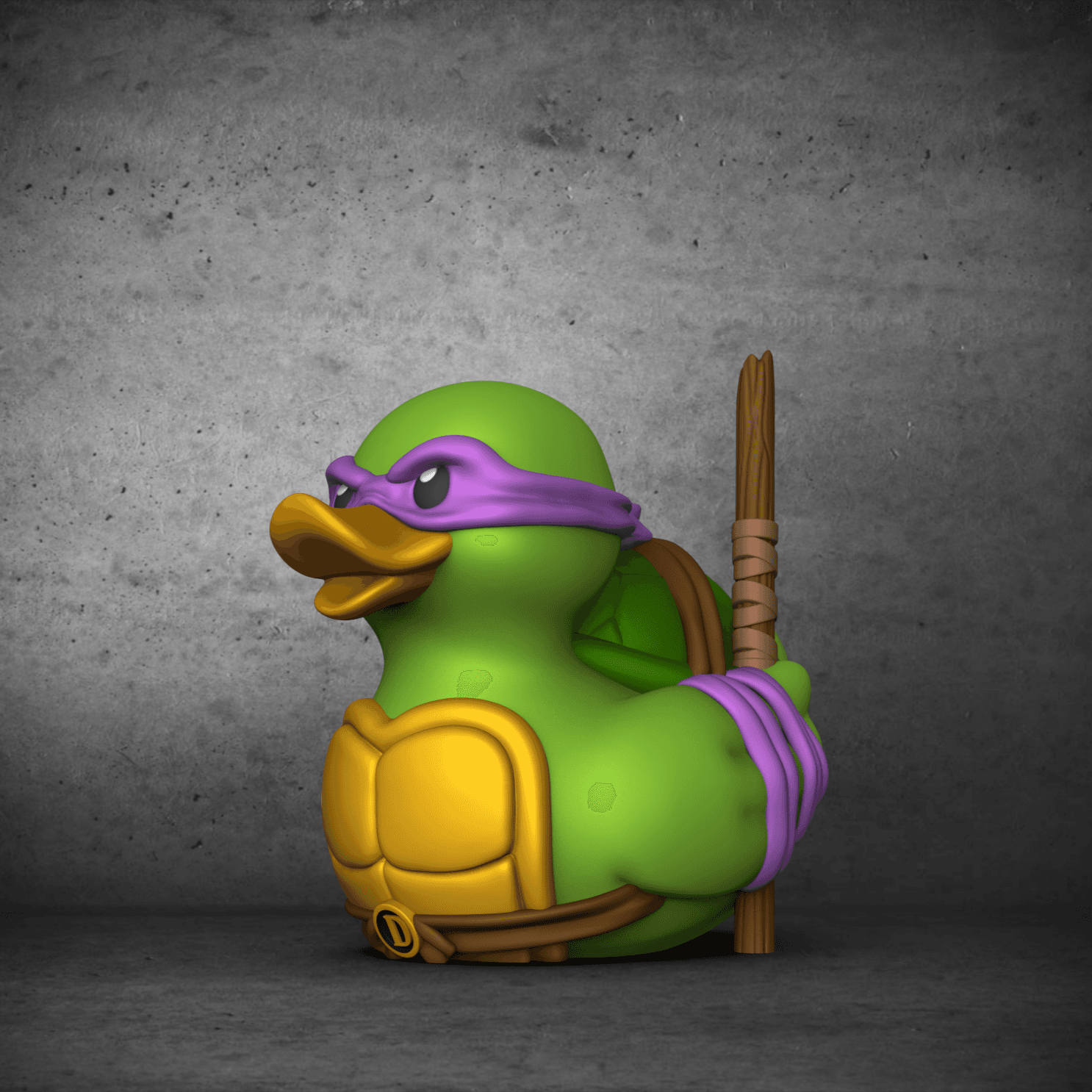 Donatello -TMNT Rubber Duckie  3d model
