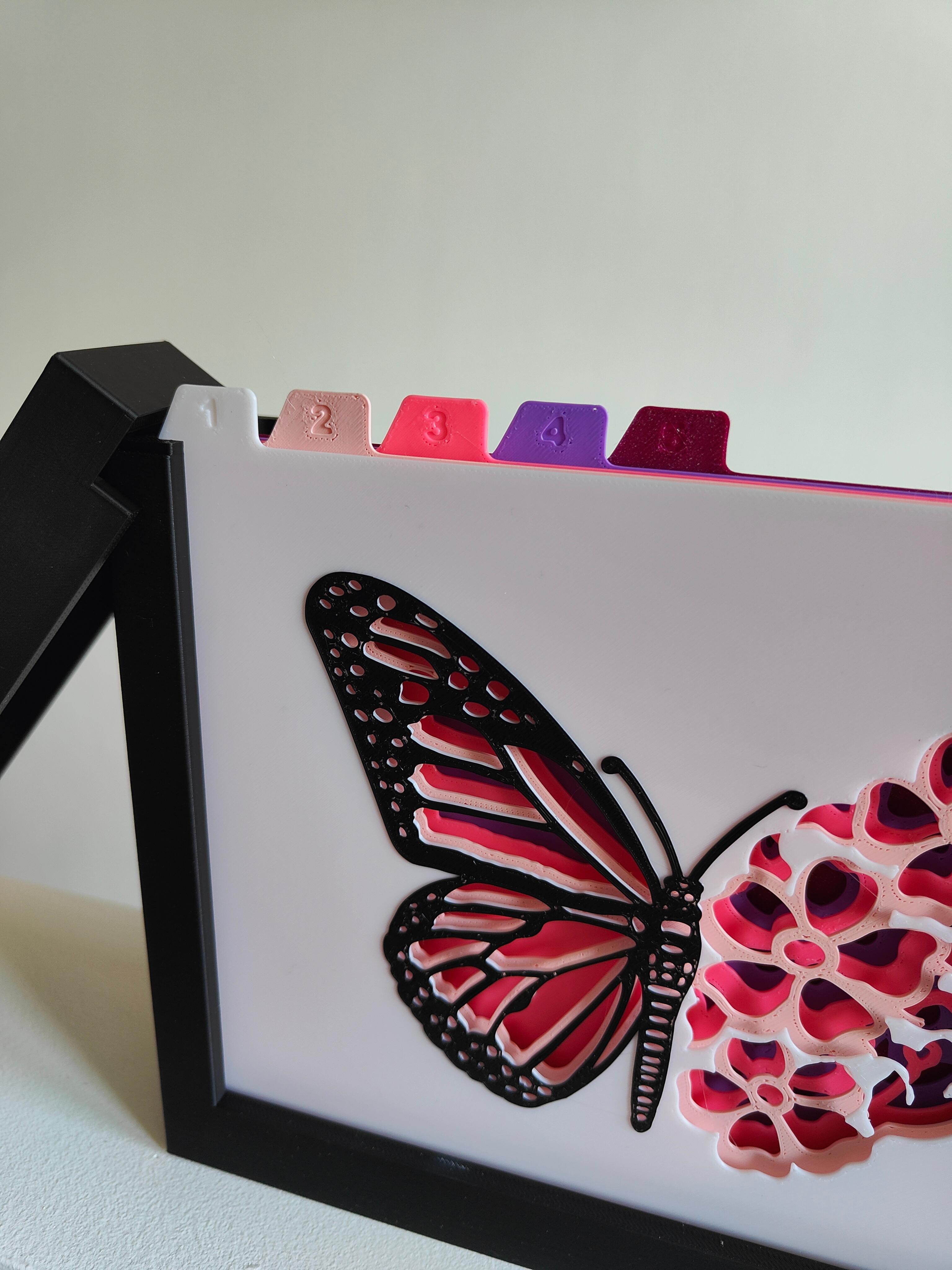 Butterfly Shadow Box 3d model