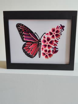 Butterfly Shadow Box 3d model