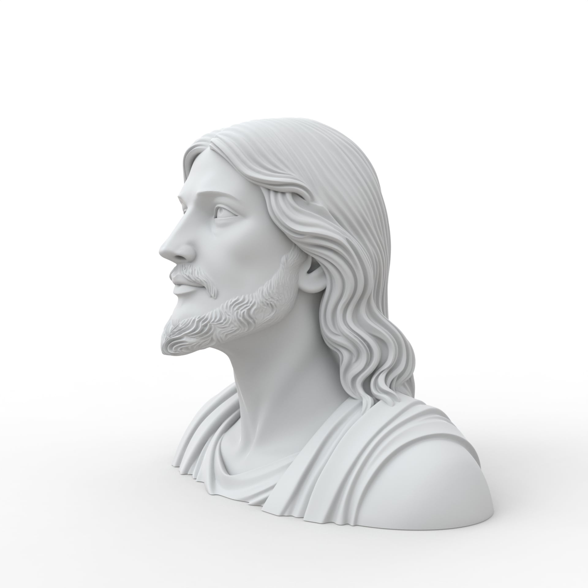 Jesus Bust 3d model