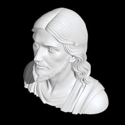 Jesus Bust 3d model