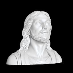 Jesus Bust 3d model