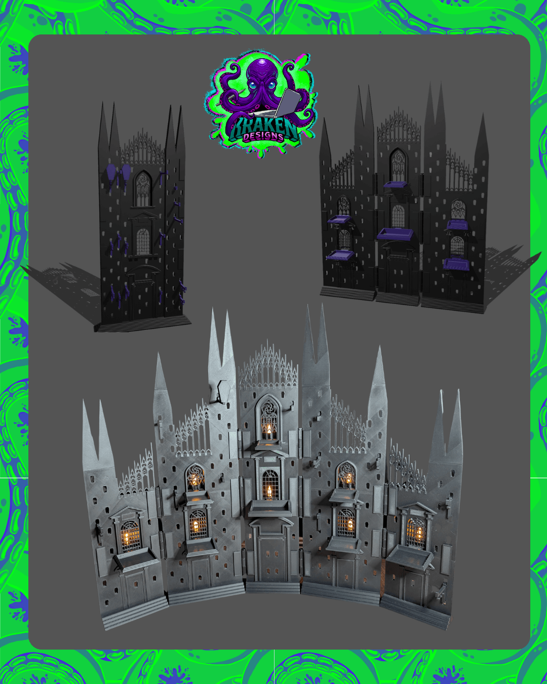 Cathedral Display Board 3d model