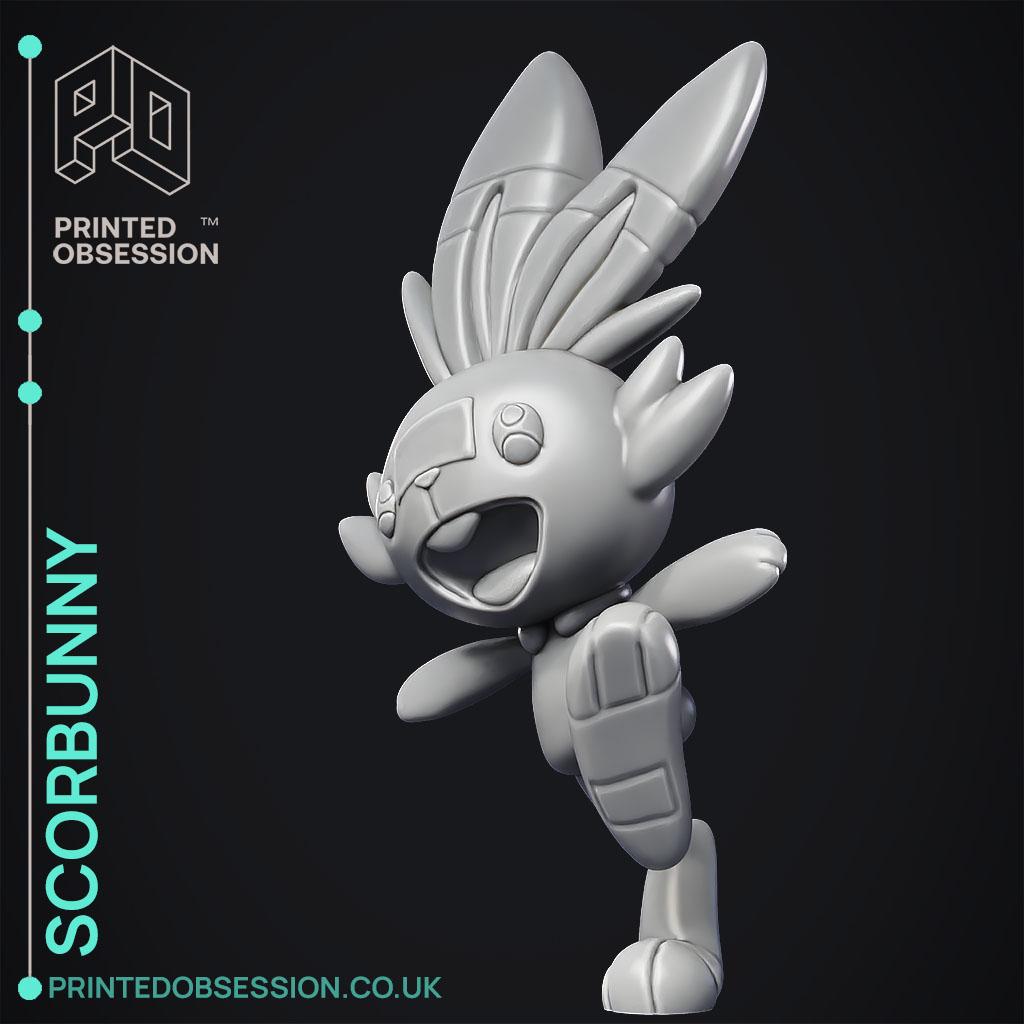 Scorbunny - Pokemon - Fan Art 3d model
