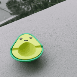 Avocado Ashtray – Kawaii 3d model