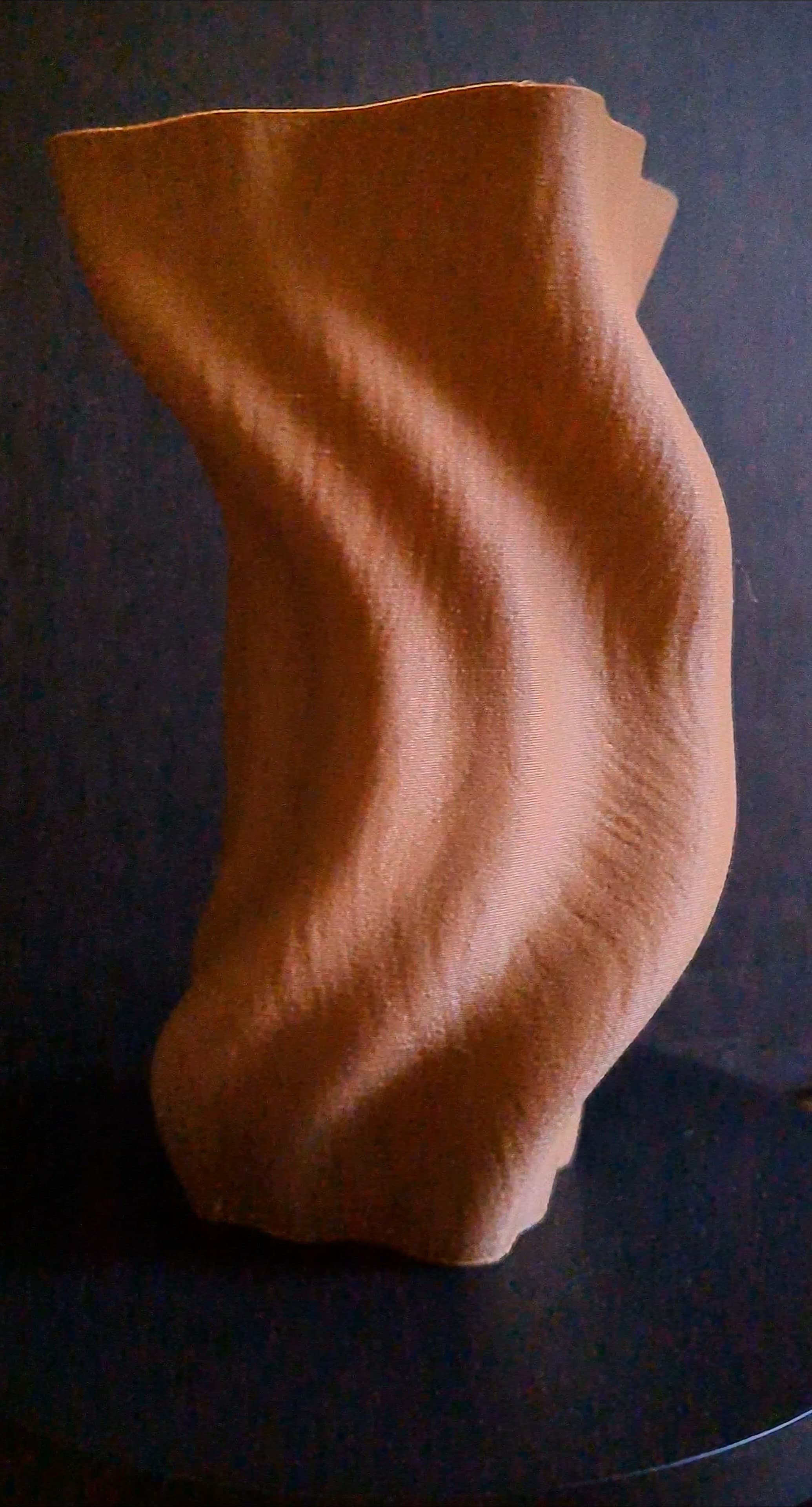 Tree Trunk (Wood Texture) Vase 3d model