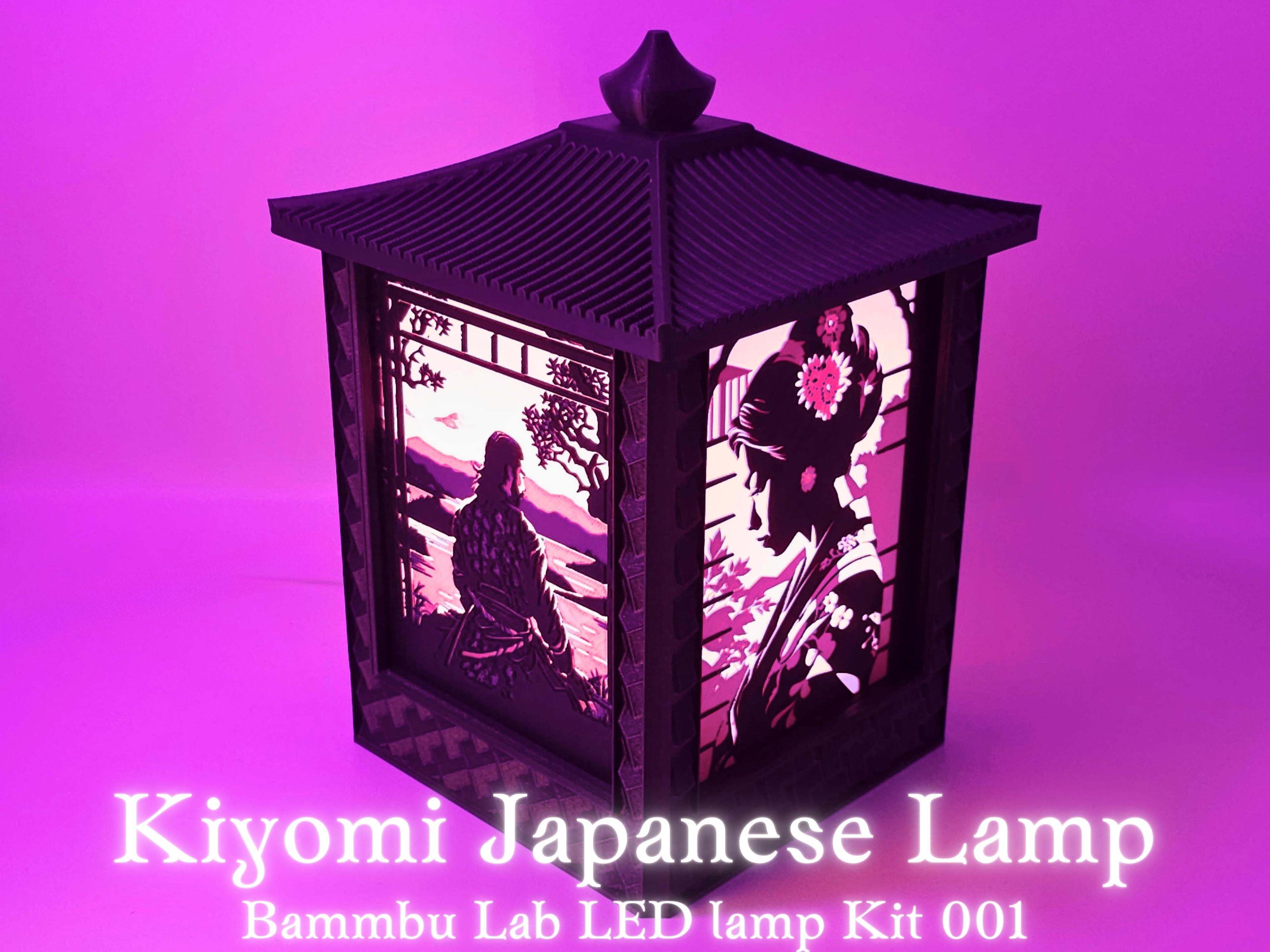 Kiyomi Japanese Lamp.3mf 3d model