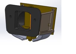 Anycubic Vyper Kopf 4010 und 4020 Radiallüfter fun duct 3d model