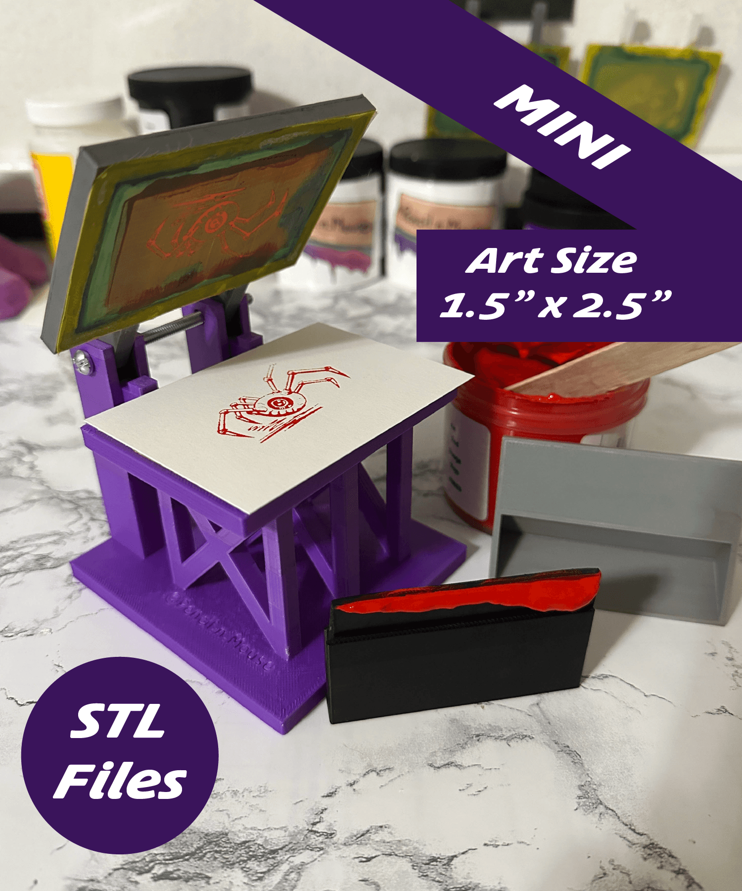 MINI Screen Printer 3d model
