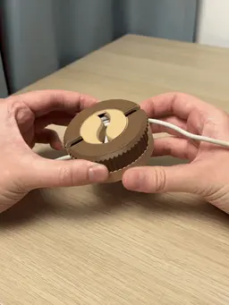 Ergonomic Cable Organizer | Wire Winder | Reel 3d model