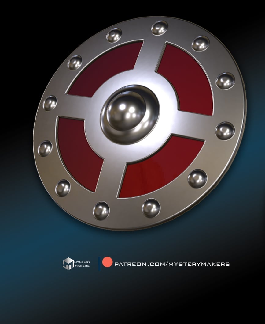 He-Man shield 3d model