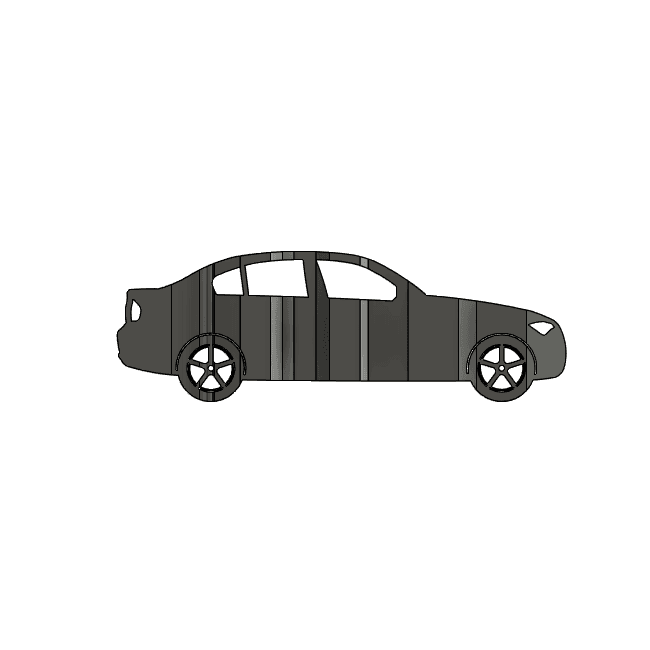 328 2011 3D Car Flip Art Desk Display 3d model