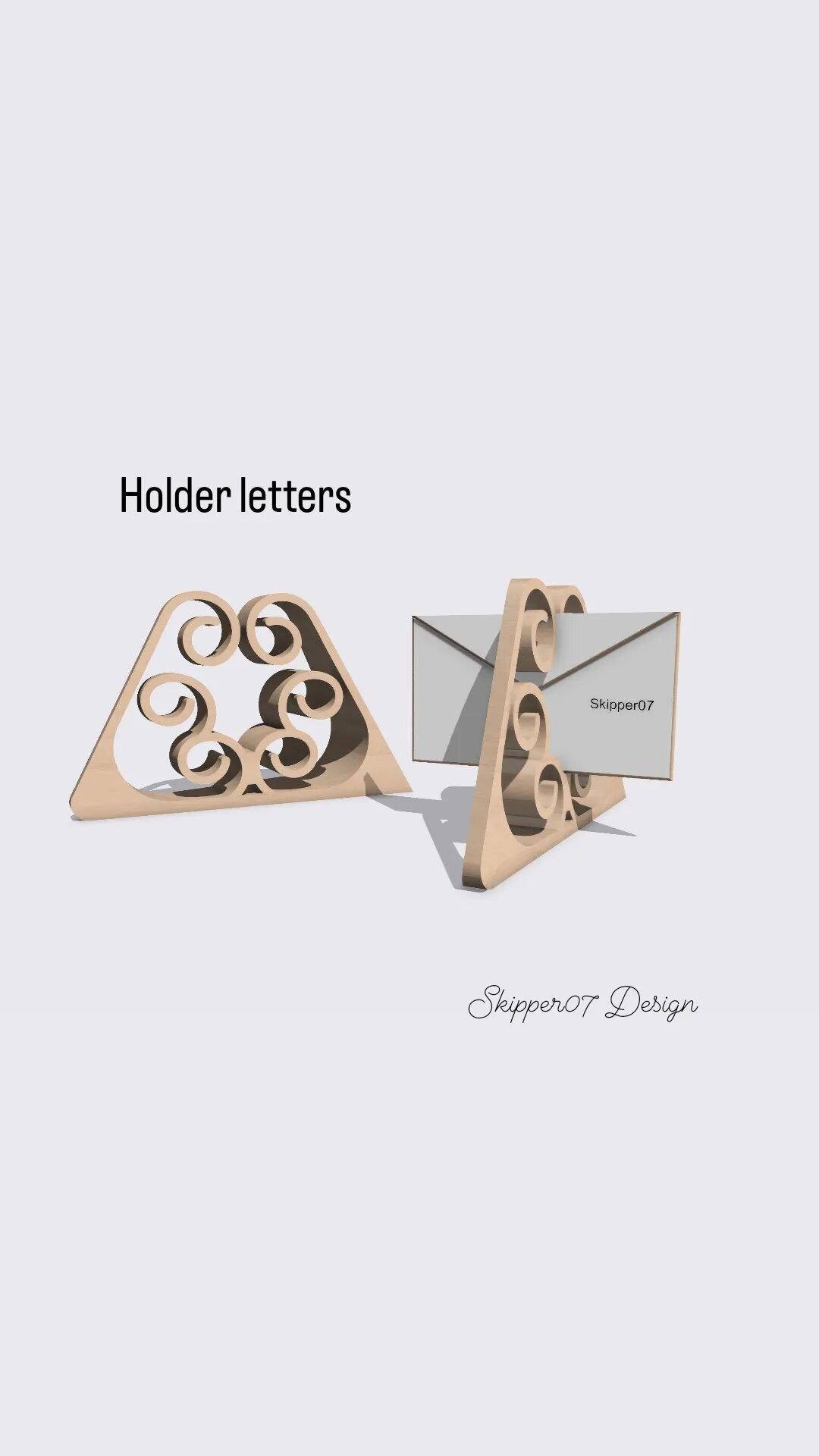 Holder Letters 1.3.stl 3d model