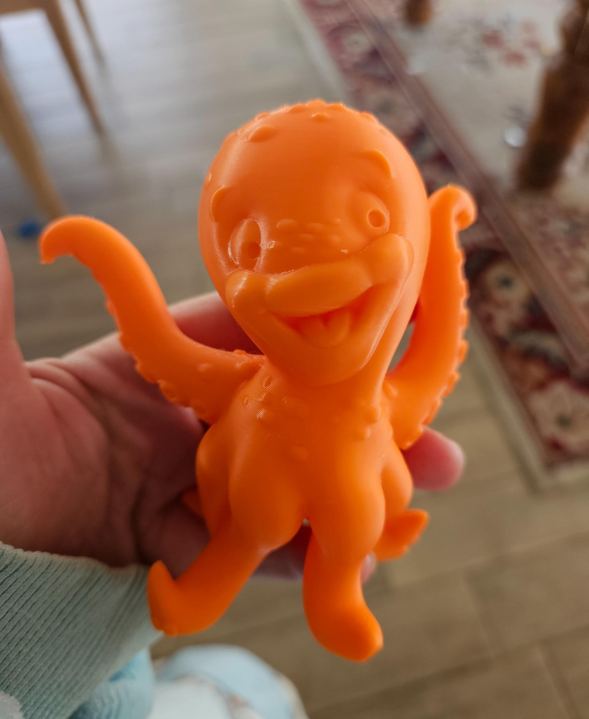 Happy Octopus 3d model
