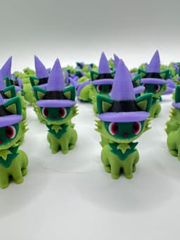 Halloween Sprigatito (No support - 3MF included) 3d model