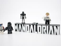 Mandalorian TV Show Logo 3d model