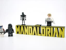 Mandalorian TV Show Logo 3d model