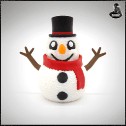 Snowman Clicker + Figurine 3d model