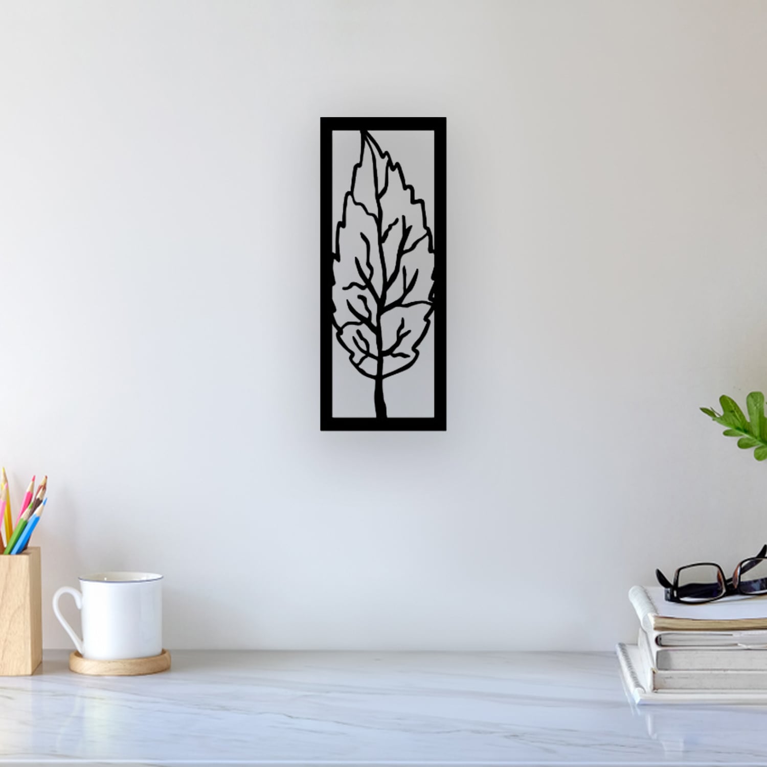 Leaf Wall Art 3d model