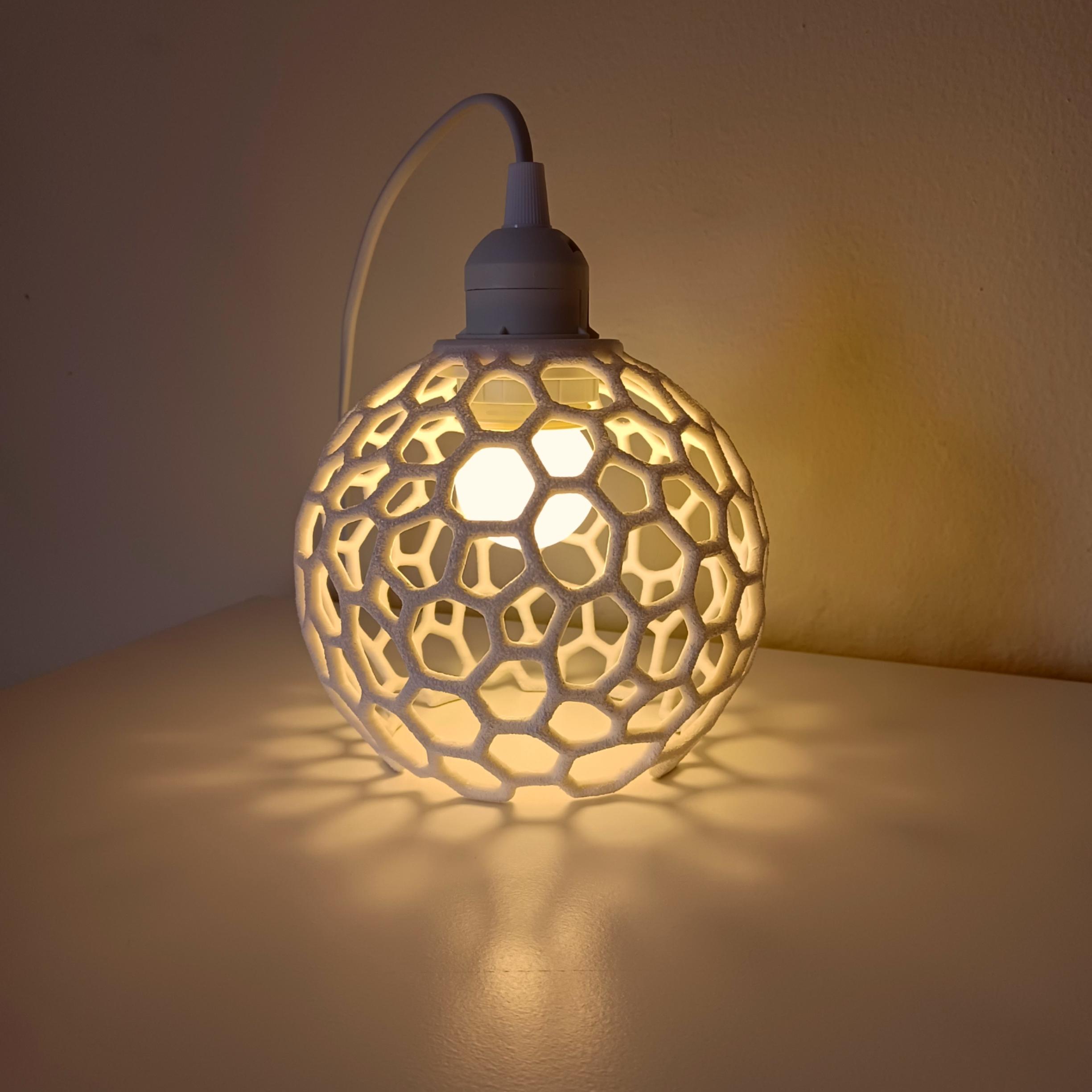 Voronoi Transformer Bulb Lamp  3d model