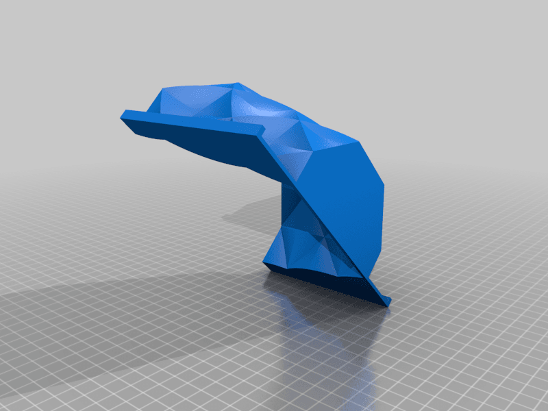 Mold for a geometric pot 3d model
