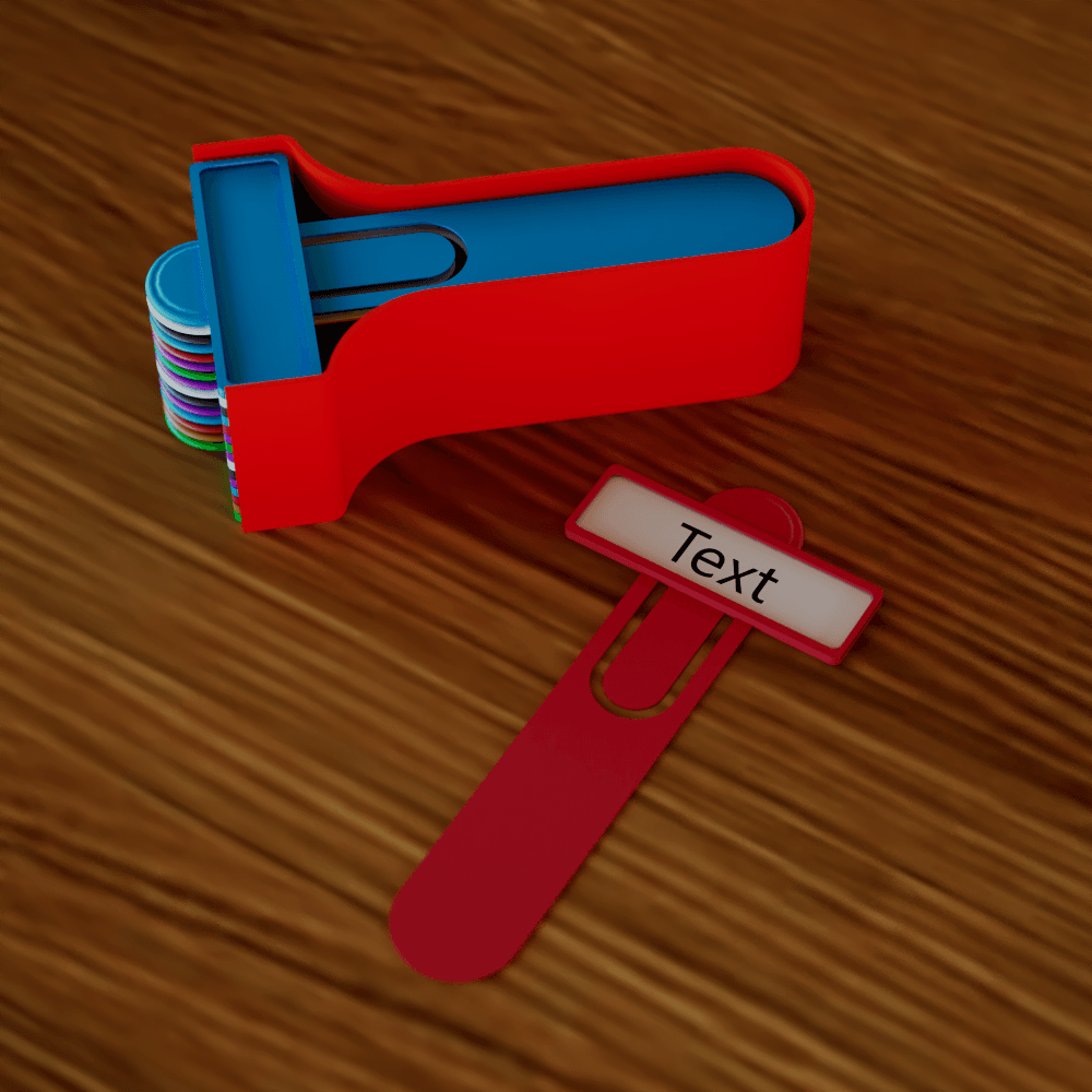 PageScribe Bookmark 3d model