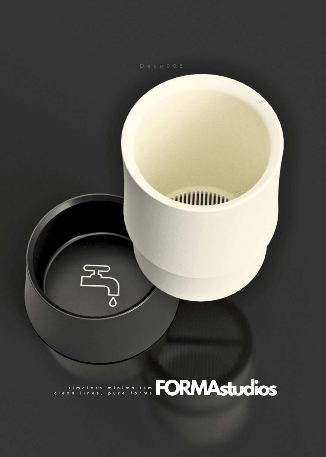 Kitchen Utensily Holder - FORMAstudios Deco005.stl.stl 3d model