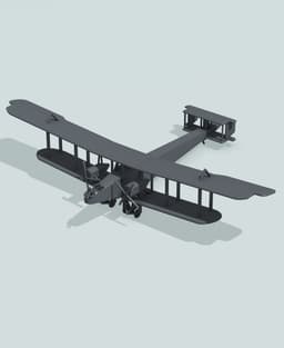 1:144 Handley-Page O/400 3d model